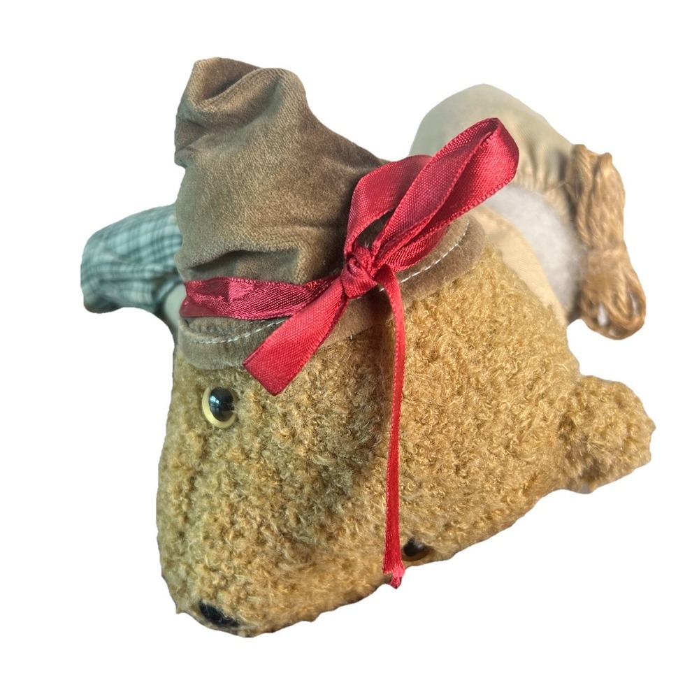 Imeco KG Bavarian Teddy Bear Lederhosen Edelweiss Alpine Souvenir 12 Inch Italy - Picture 13 of 15